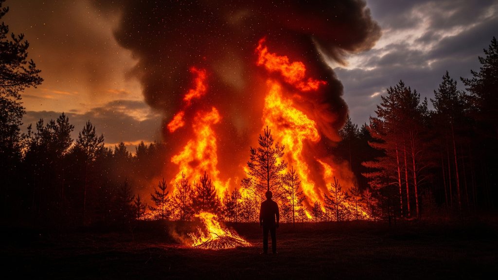 Мъж в огъня - подпалвач