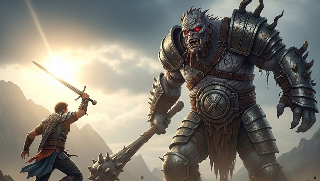 Воин срещу гигант