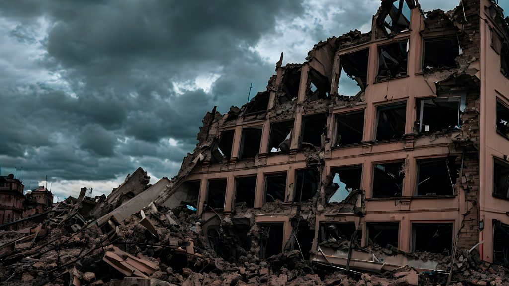 Войната в Украйна - Разрушени сгради