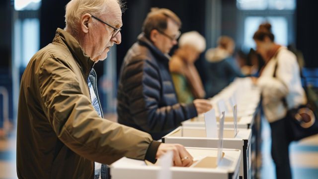 Физическо гласуване с хартиена бюлетина